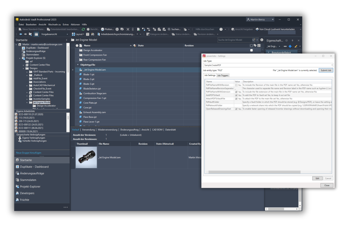 Copy of powerGate connects Vault with ERP