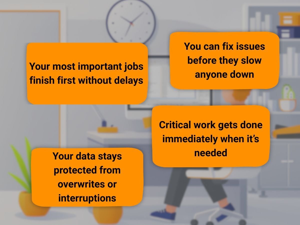 Vault Job Priority Control