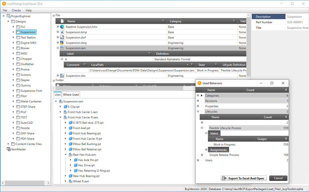 review data before importing into vault through powerload