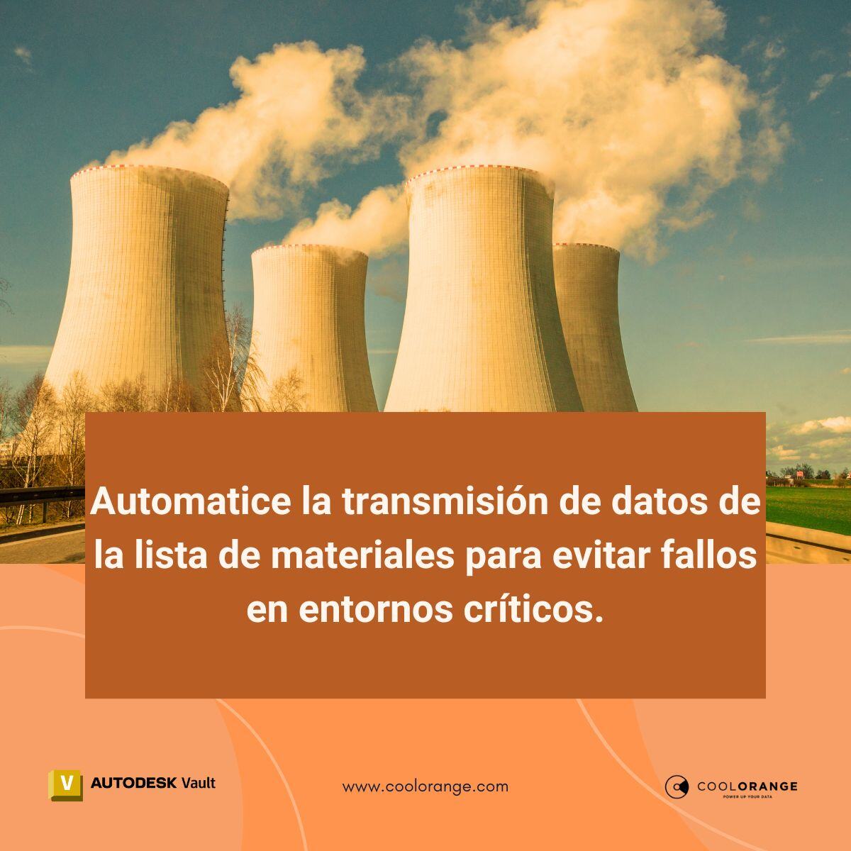 La transferencia incorrecta de datos de la lista de materiales provoca el fallo de una máquina en una instalación nuclear hipotética