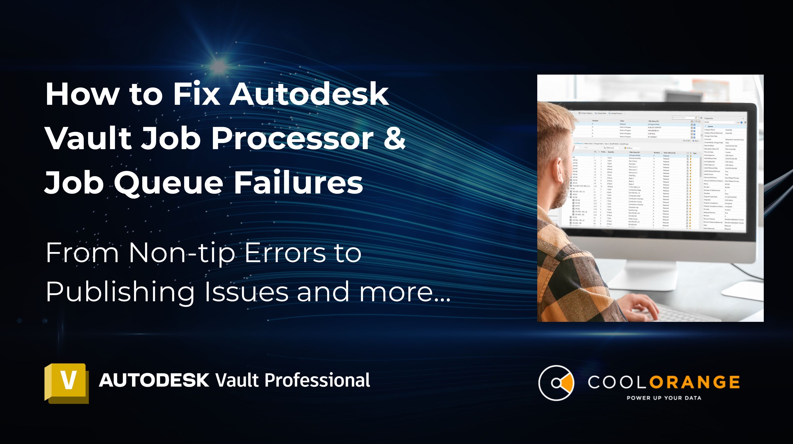 Fix Autodesk Vault Job Processor Errors