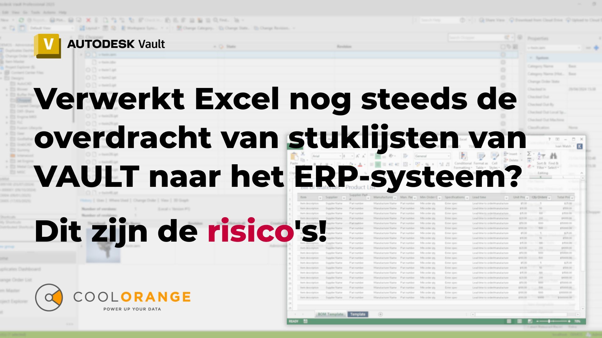 Excel-uitwisseltabellen of directe Vault-to-ERP-verbinding?