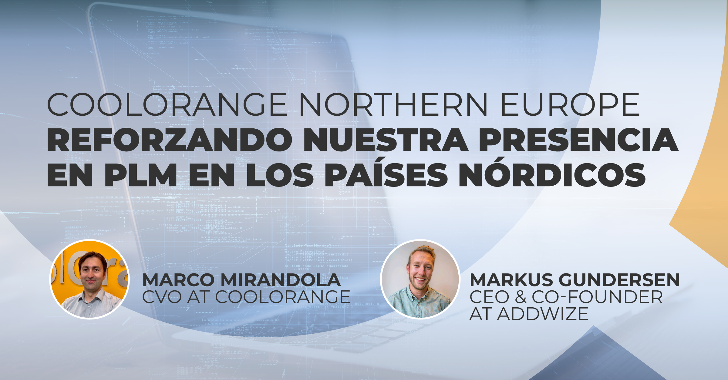 coolOrange amplía su compromiso con PLM en el norte de Europa con la incorporación de Addwize