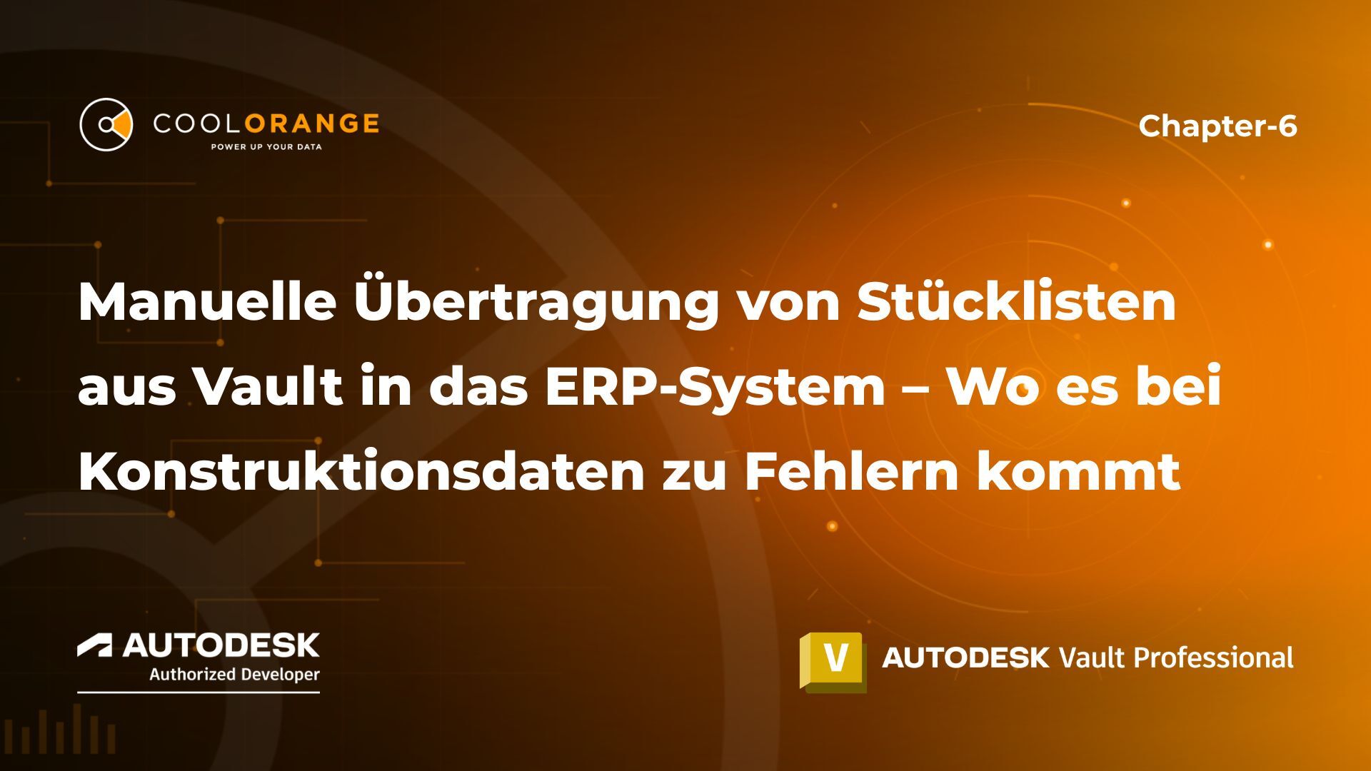 autodesk vault pdm datenintegration in erp