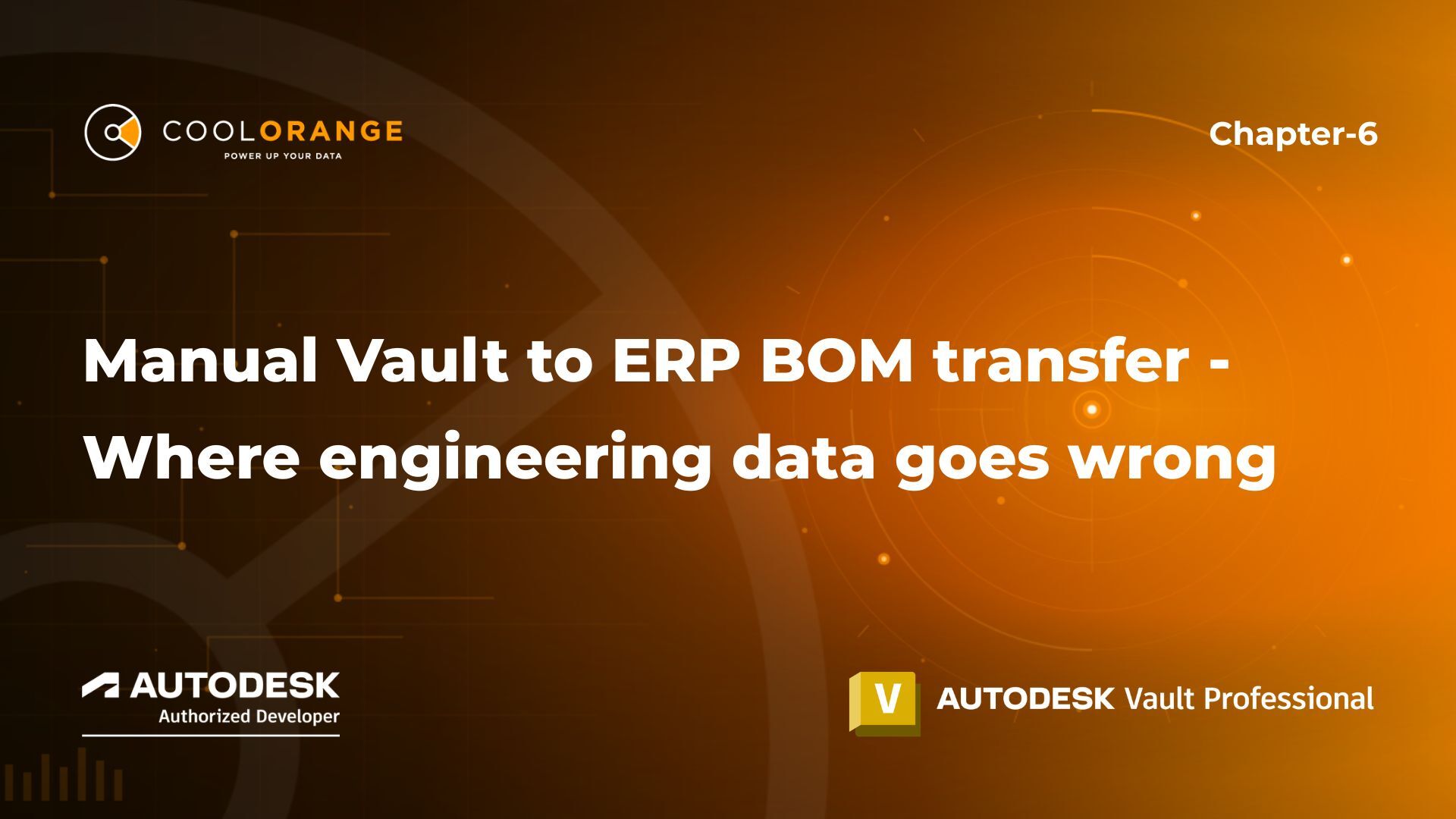 autodesk vault pdm bom data integration to erp