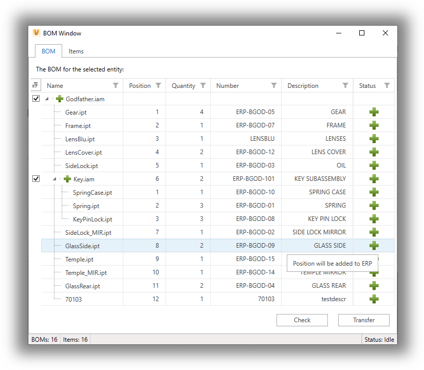 quick and reliable multi level bom transfer by powergate