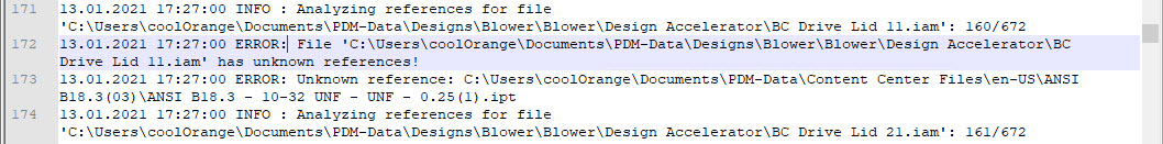 powerload kann problematische Dateien in Autodesk Vault identifizieren und automatisch einen Bericht erstellen