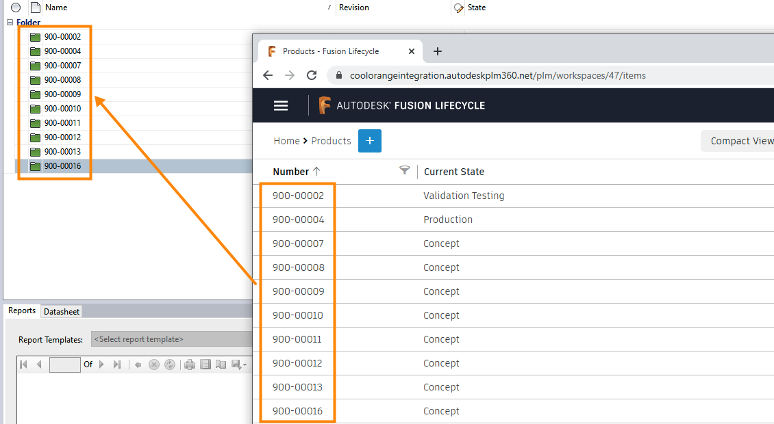 Fusion Manage captures pre-project data; powerPLM sets up Vault projects with structure, templates, and essential info for smooth start.